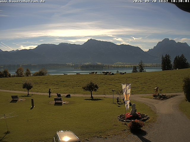 Archived image Webcam Rosshaupten: Salenberghof