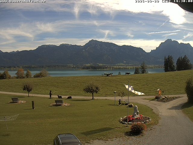 Archived image Webcam Rosshaupten: Salenberghof