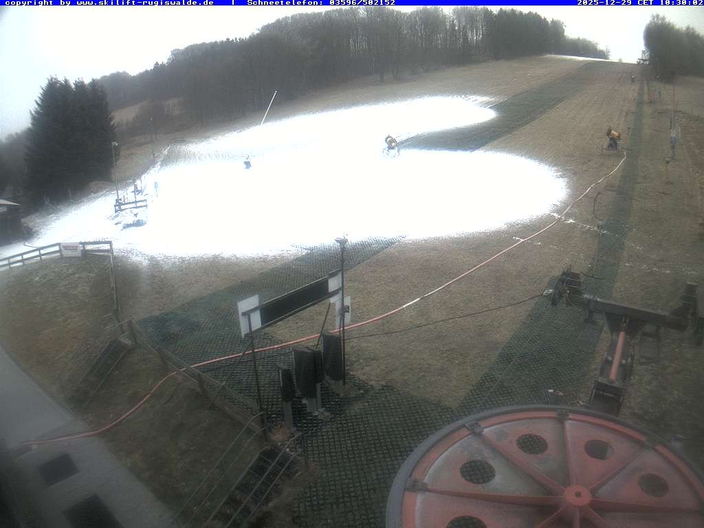 Archiv Foto Webcam Piste in Rugiswalde