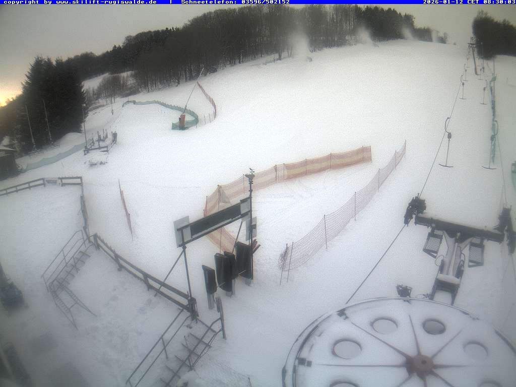 Archiv Foto Webcam Piste in Rugiswalde