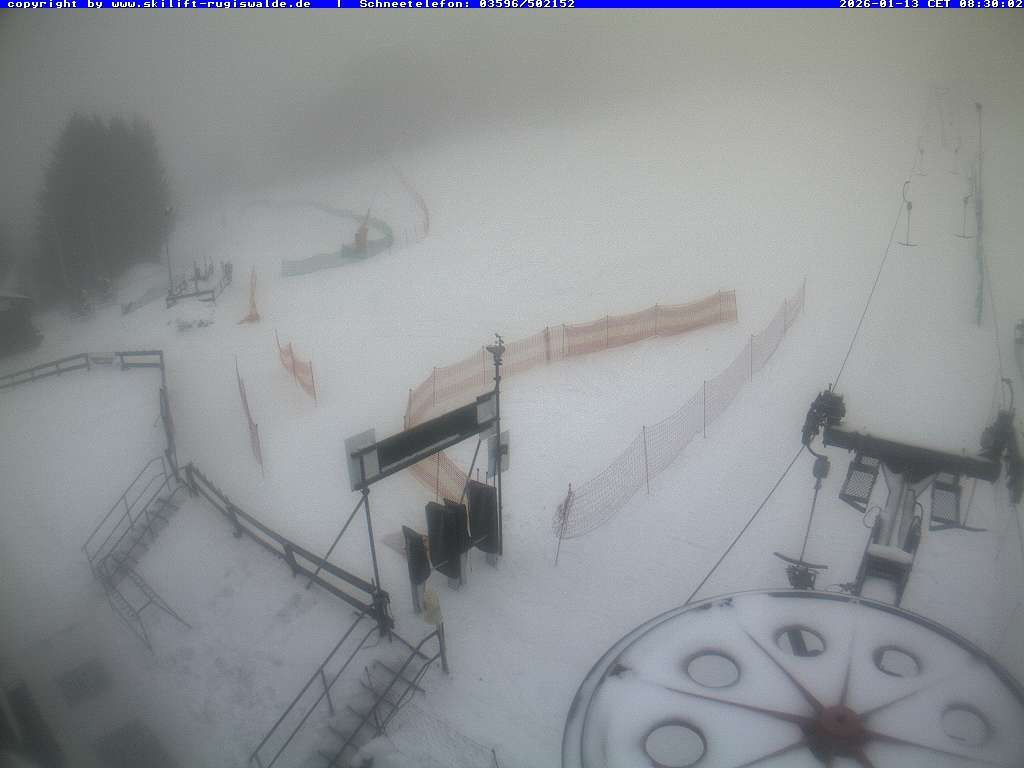 Archiv Foto Webcam Piste in Rugiswalde