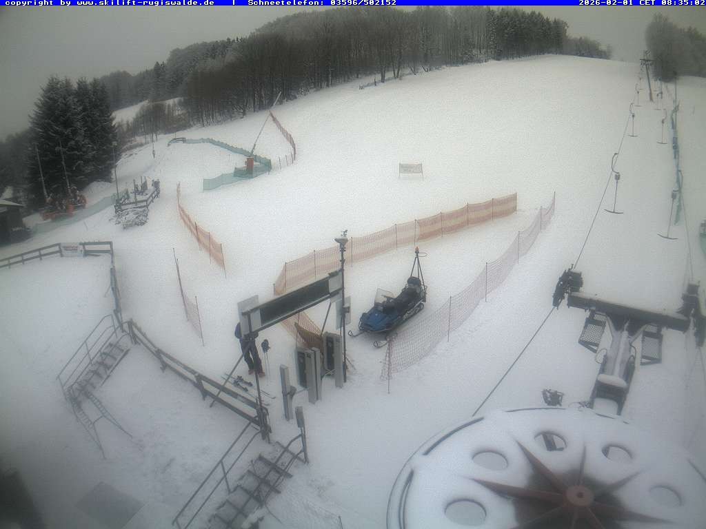 Archiv Foto Webcam Piste in Rugiswalde