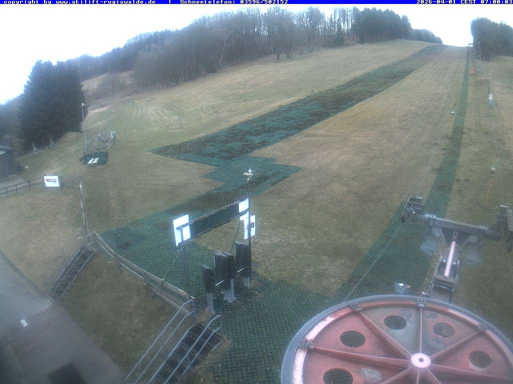 Archiv Foto Webcam Piste in Rugiswalde