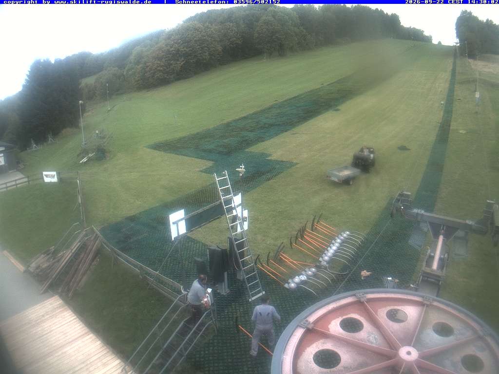 Archiv Foto Webcam Piste in Rugiswalde