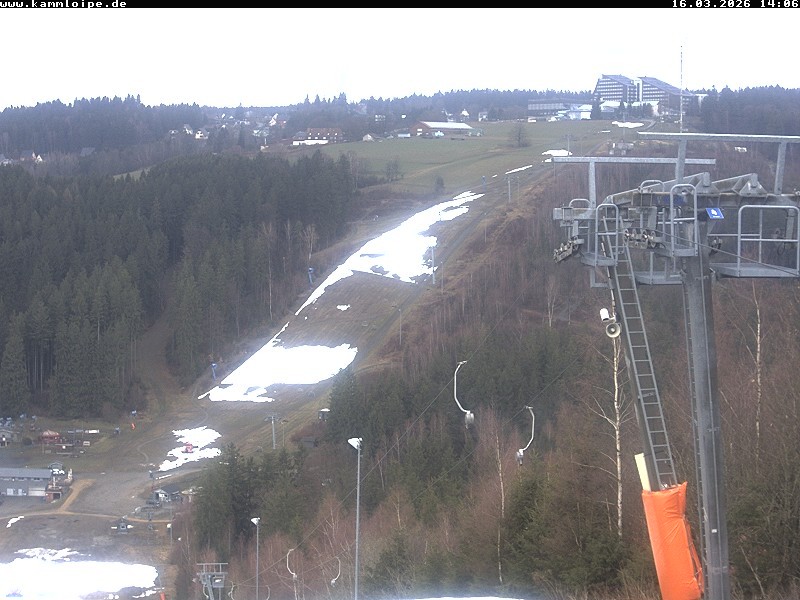 Archived image Webcam Upper station Streugrün