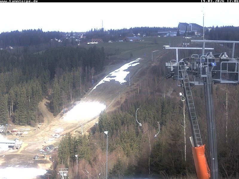 Archived image Webcam Upper station Streugrün