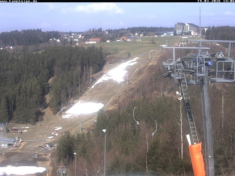 Archived image Webcam Upper station Streugrün