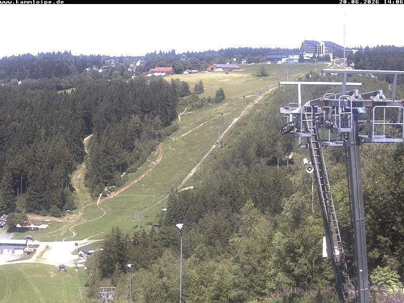 Archived image Webcam Upper station Streugrün