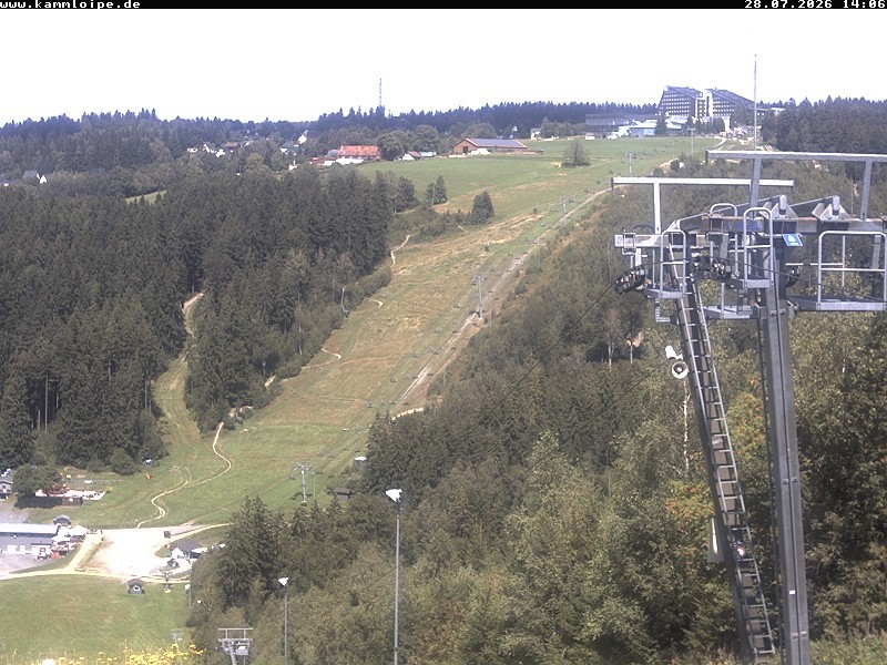 Archived image Webcam Upper station Streugrün