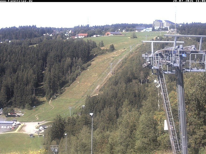 Archived image Webcam Upper station Streugrün