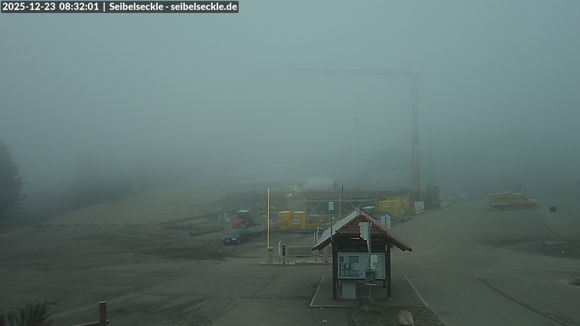 Archiv Foto Webcam Seibelseckle Blick auf die Piste