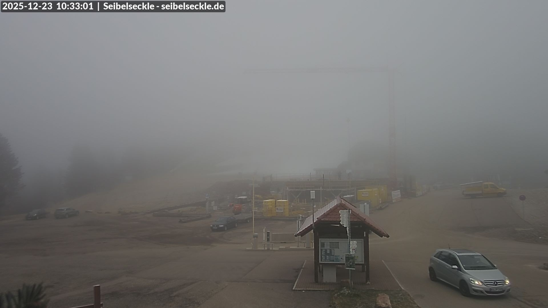 Archiv Foto Webcam Seibelseckle Blick auf die Piste