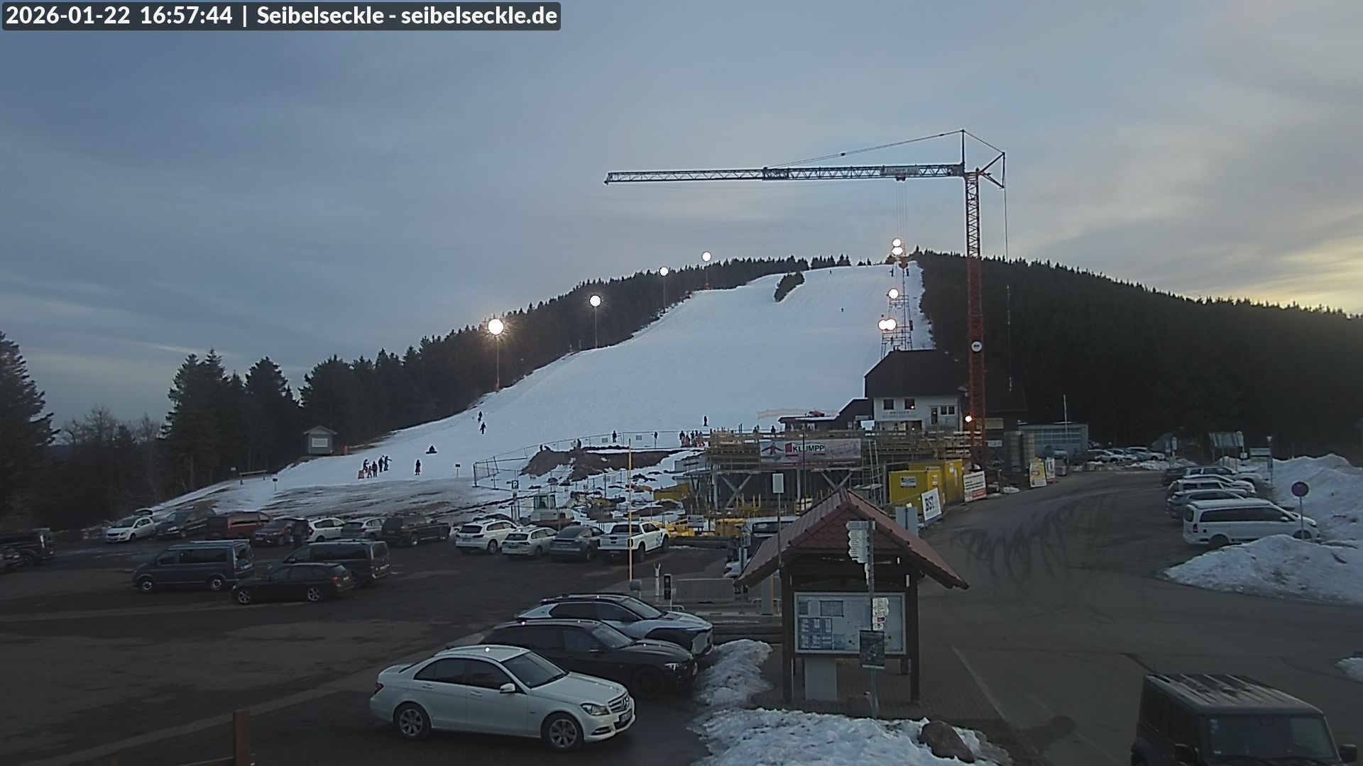 Archived image Webcam Seibelseckle the slope