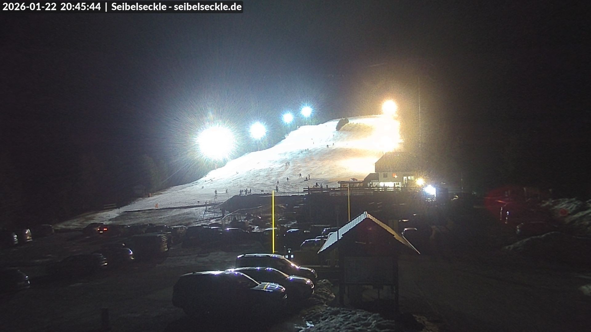 Archiv Foto Webcam Seibelseckle Blick auf die Piste