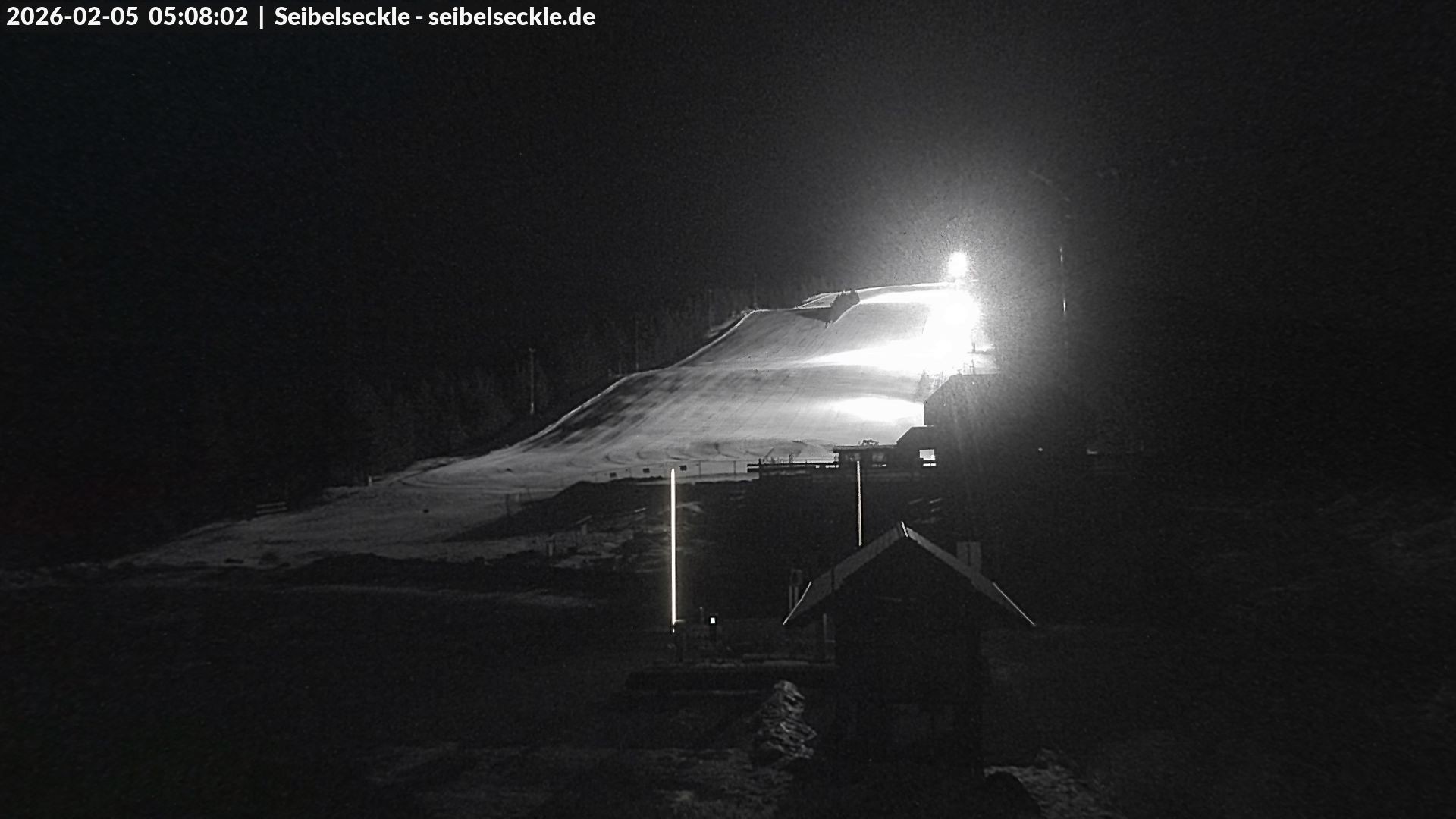 Archiv Foto Webcam Seibelseckle Blick auf die Piste