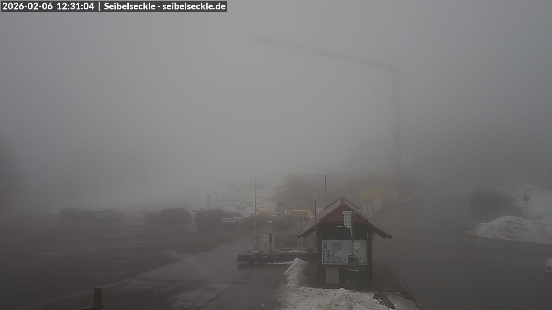 Archiv Foto Webcam Seibelseckle Blick auf die Piste