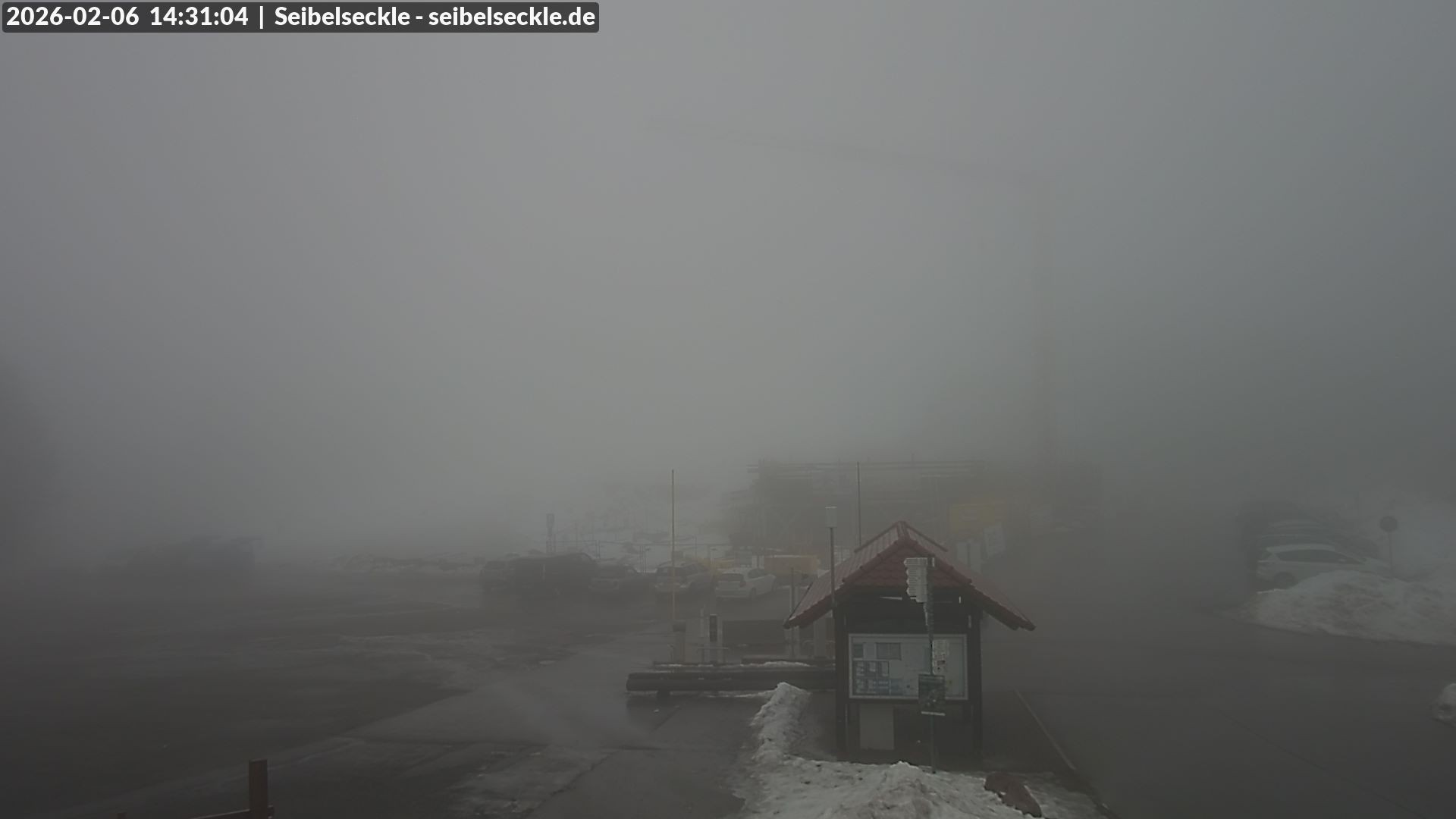 Archiv Foto Webcam Seibelseckle Blick auf die Piste