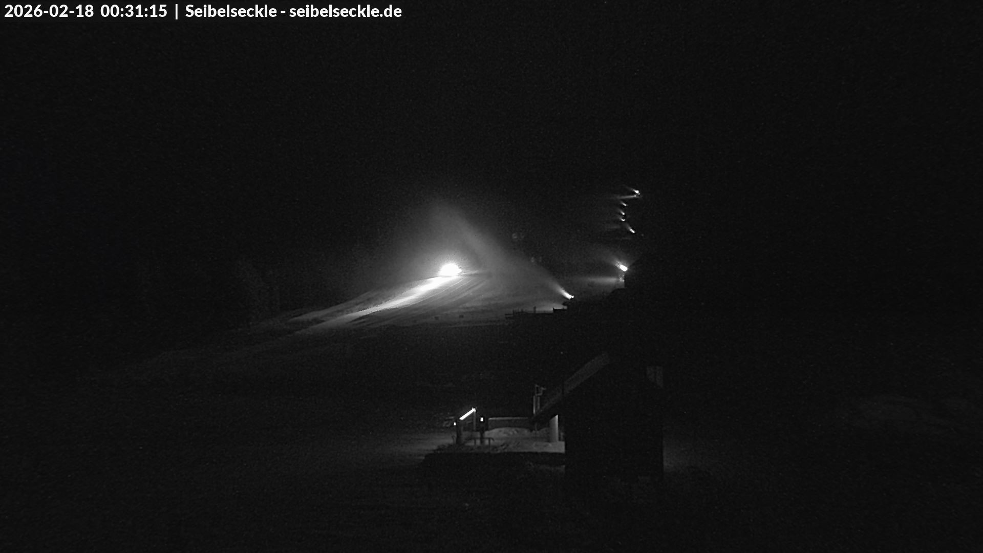 Archiv Foto Webcam Seibelseckle Blick auf die Piste