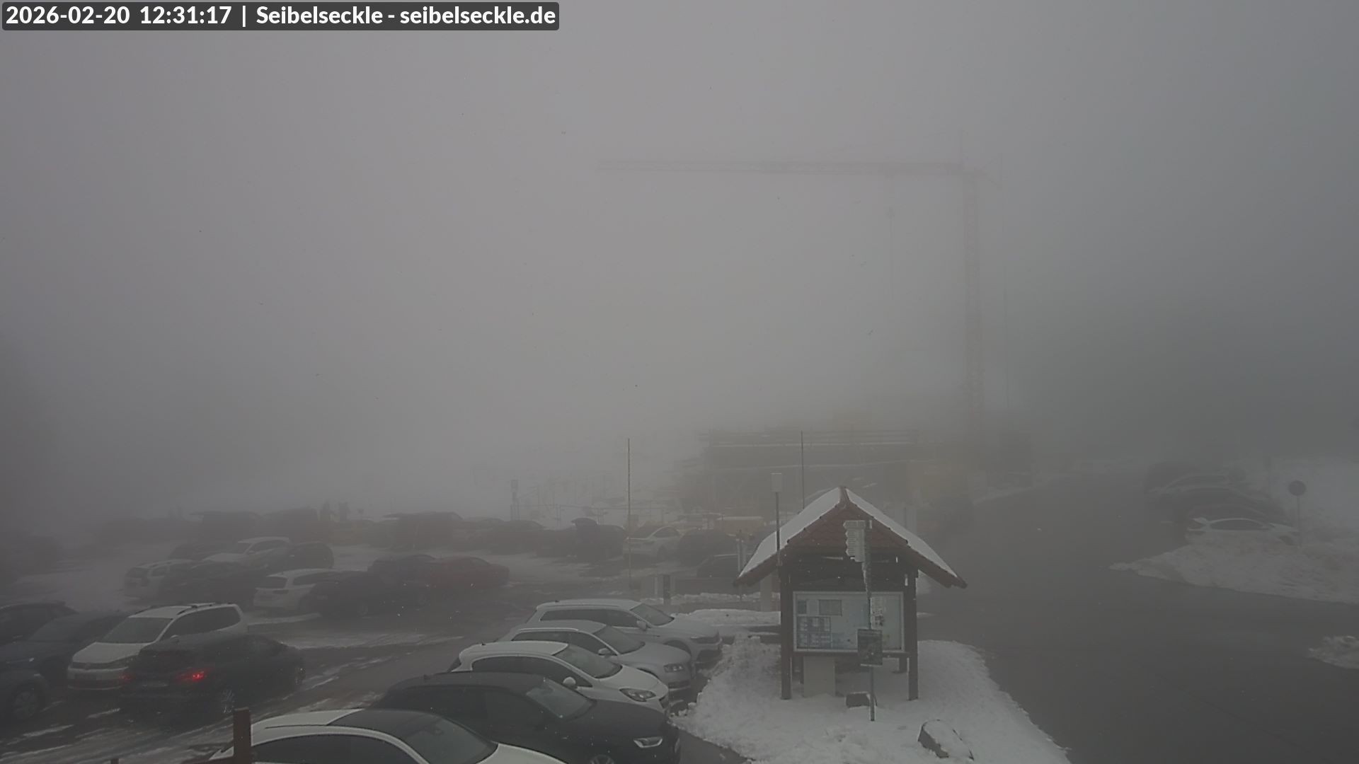 Archiv Foto Webcam Seibelseckle Blick auf die Piste