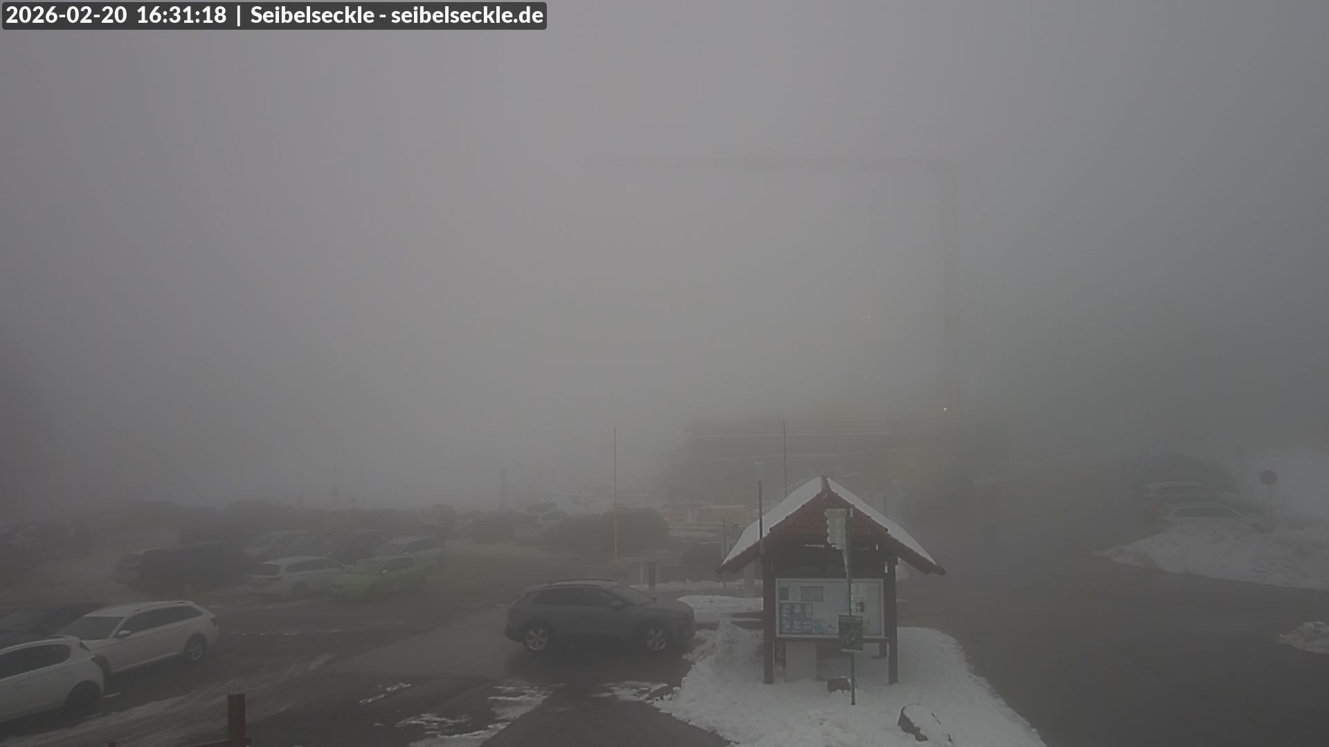 Archiv Foto Webcam Seibelseckle Blick auf die Piste