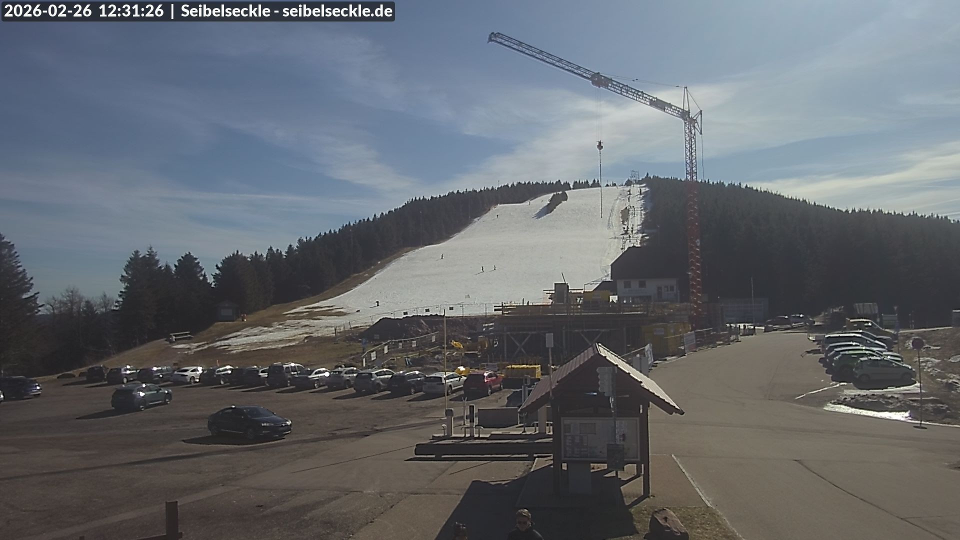 Archived image Webcam Seibelseckle the slope