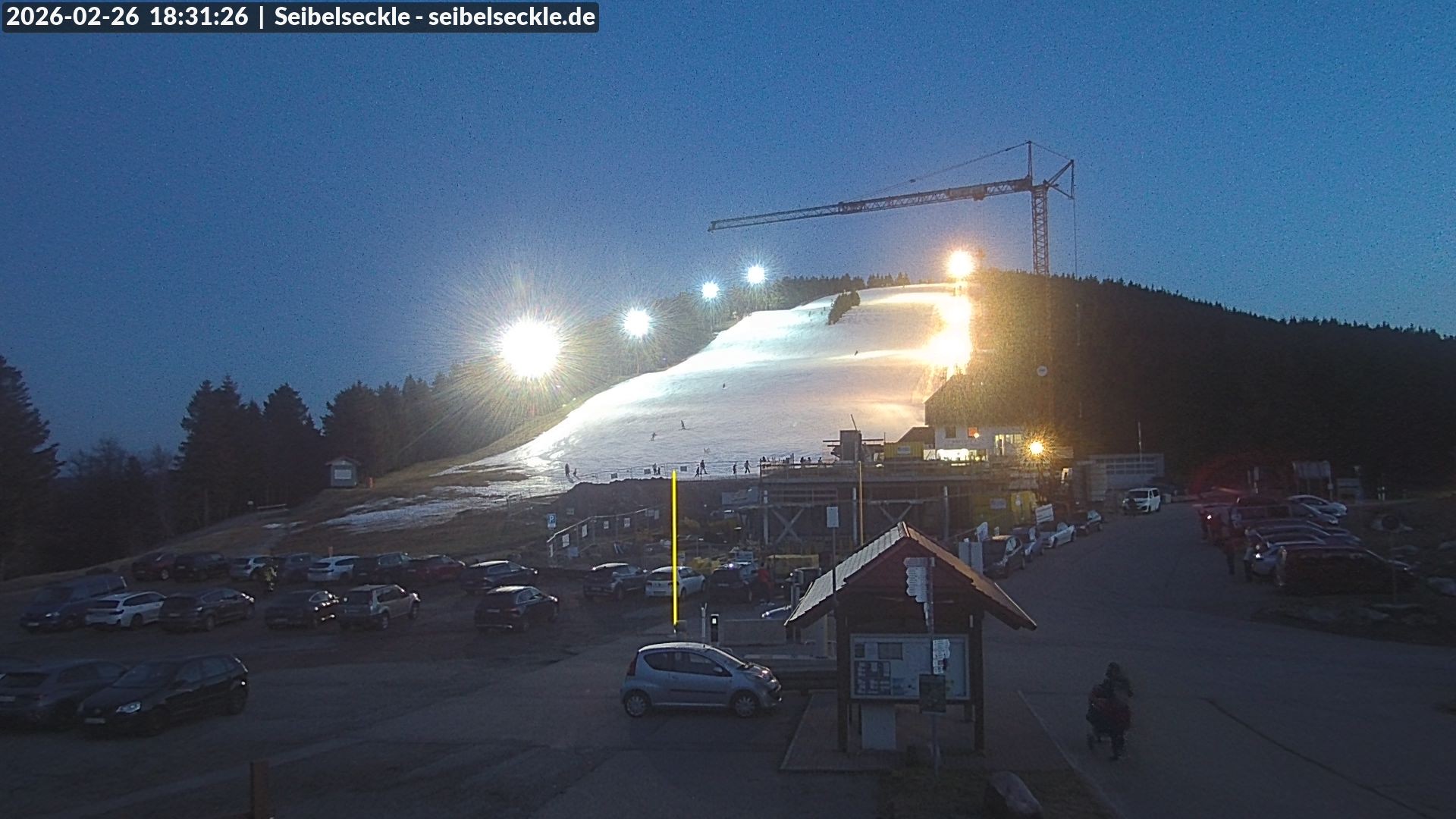 Archived image Webcam Seibelseckle the slope