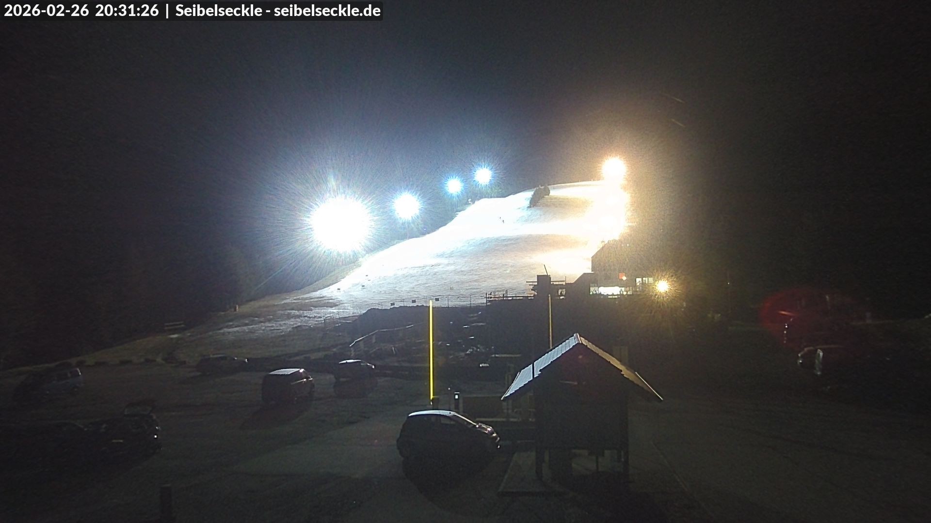 Archiv Foto Webcam Seibelseckle Blick auf die Piste