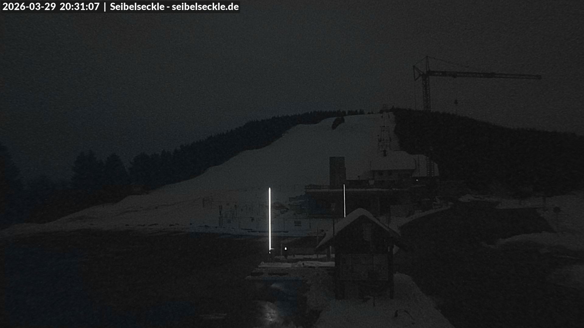 Archiv Foto Webcam Seibelseckle Blick auf die Piste