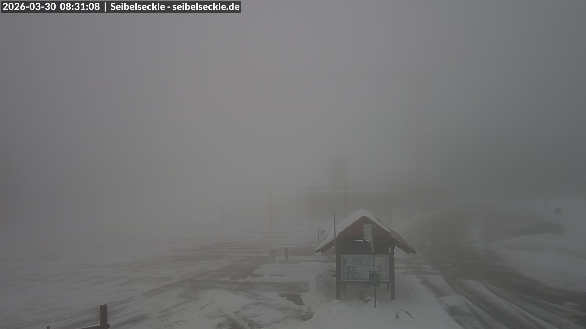 Archiv Foto Webcam Seibelseckle Blick auf die Piste