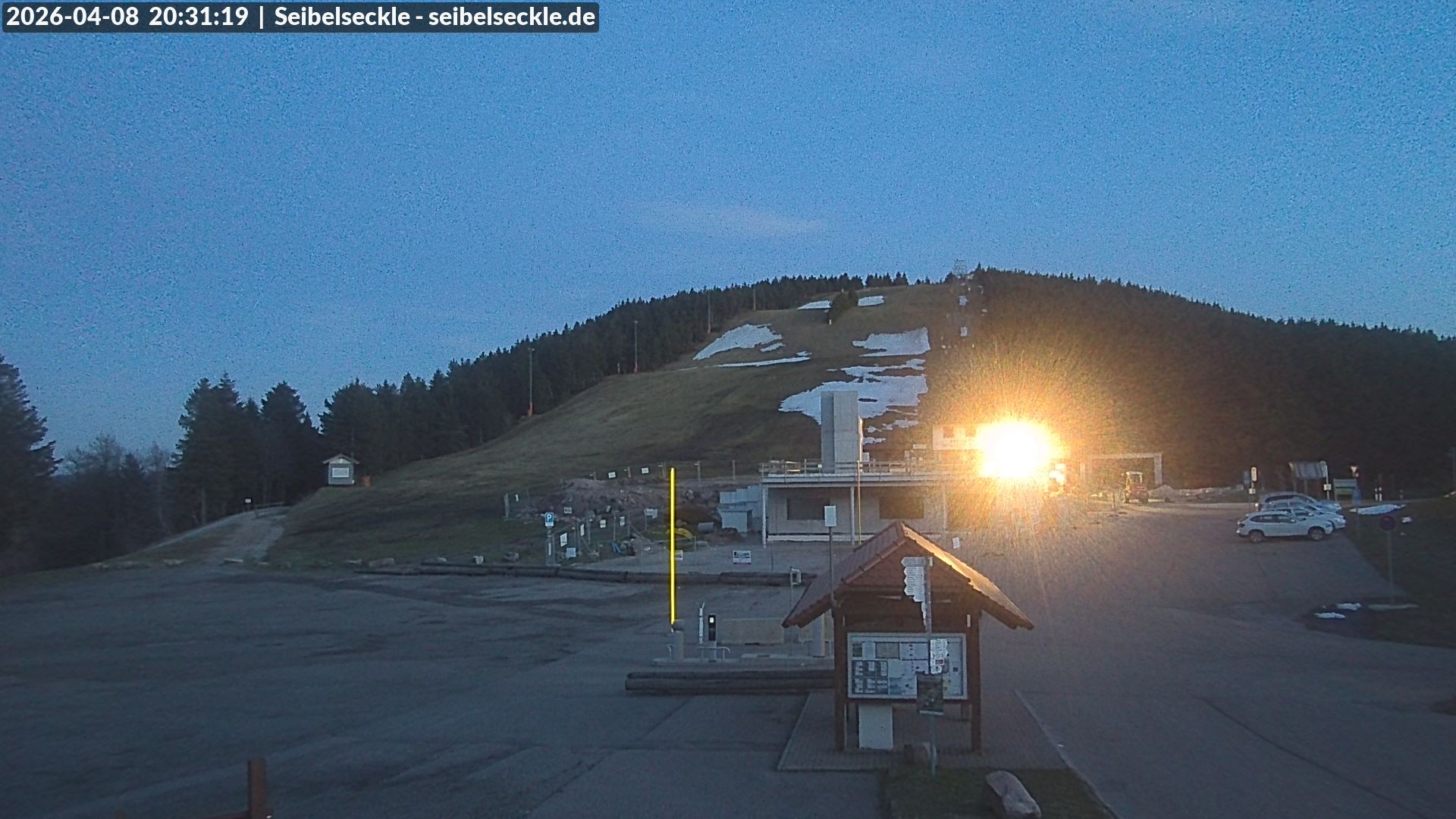 Archiv Foto Webcam Seibelseckle Blick auf die Piste