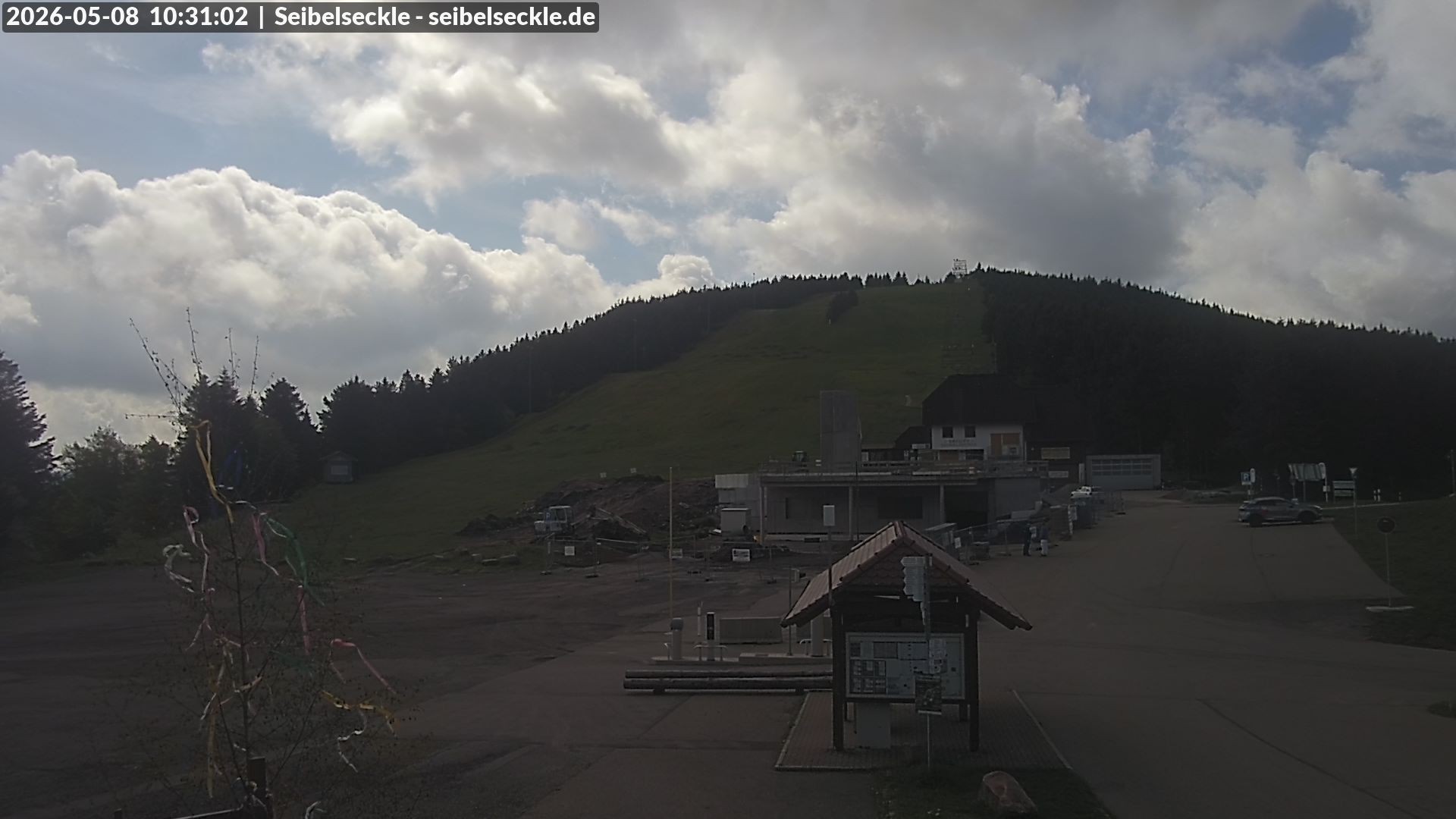 Archiv Foto Webcam Seibelseckle Blick auf die Piste