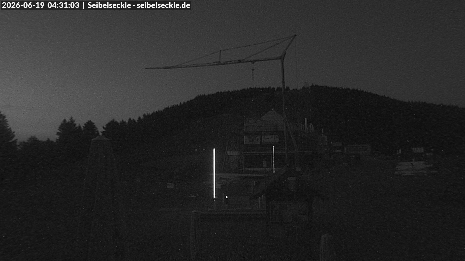 Archiv Foto Webcam Seibelseckle Blick auf die Piste