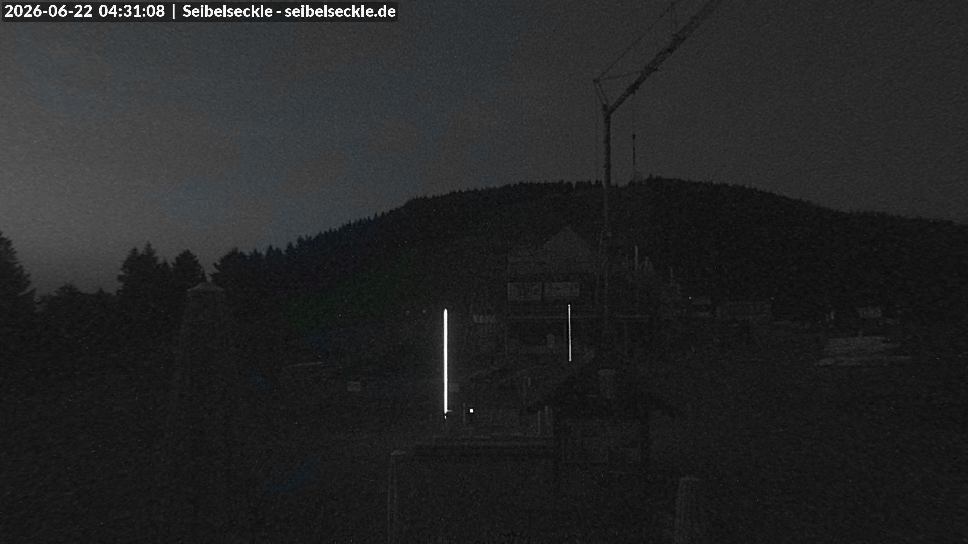 Archiv Foto Webcam Seibelseckle Blick auf die Piste