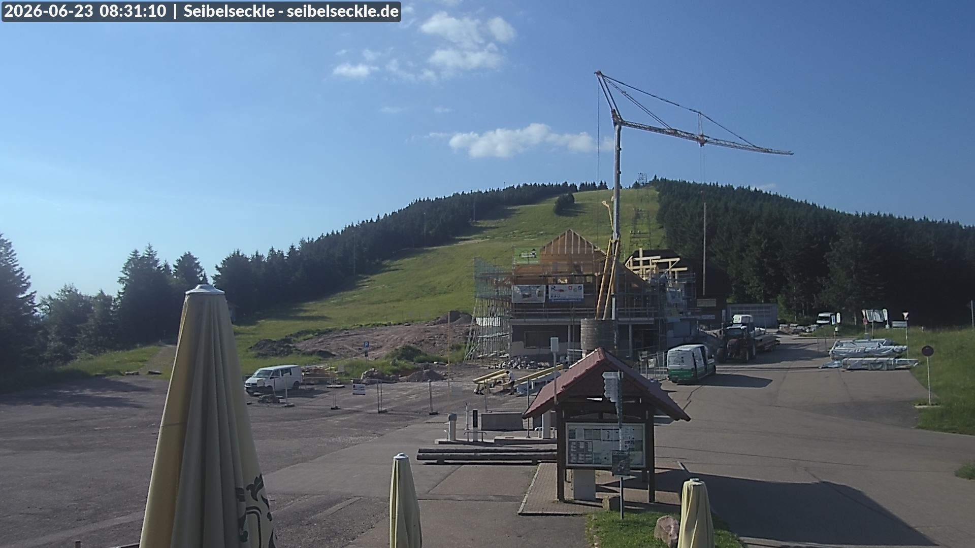 Archived image Webcam Seibelseckle the slope