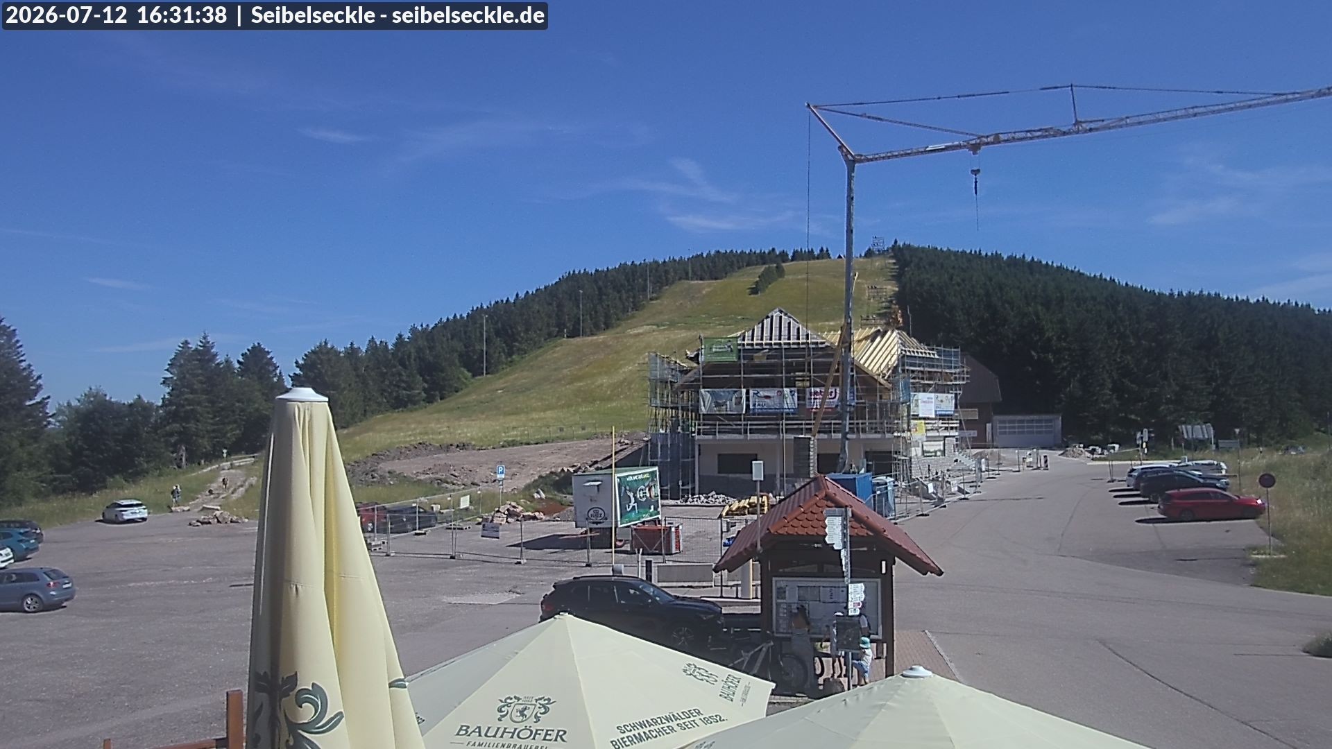 Archived image Webcam Seibelseckle the slope