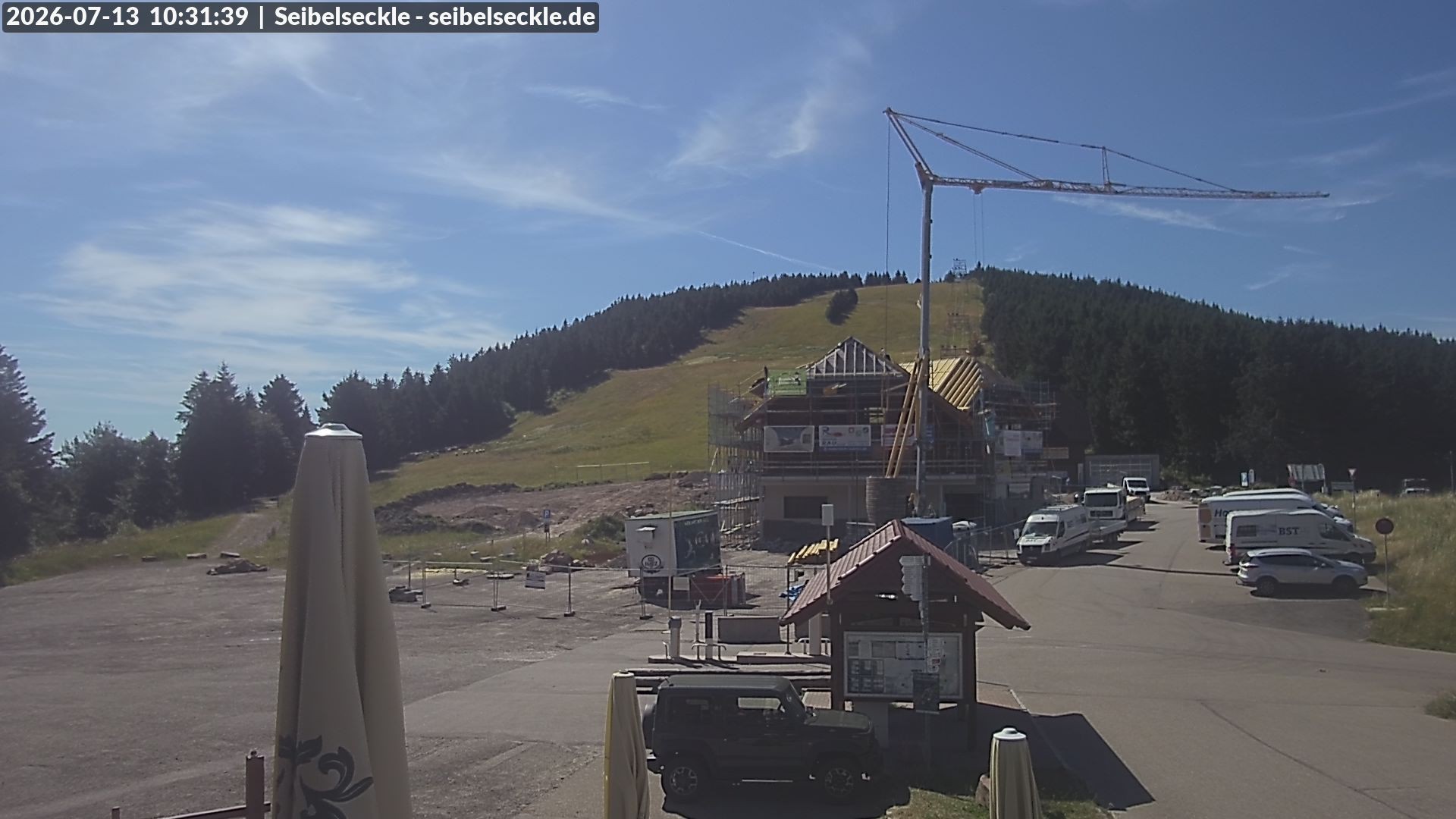 Archived image Webcam Seibelseckle the slope
