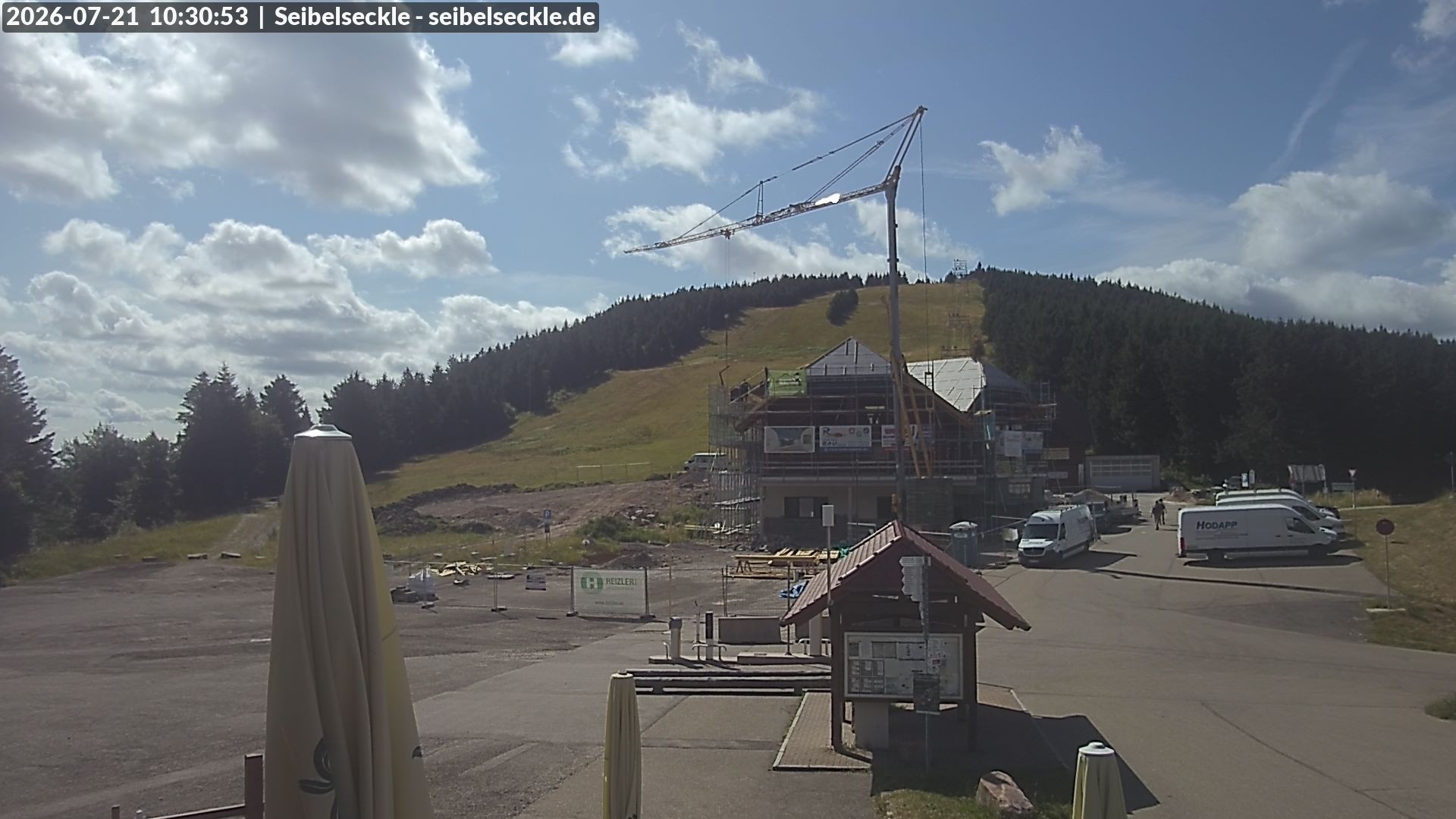 Archived image Webcam Seibelseckle the slope