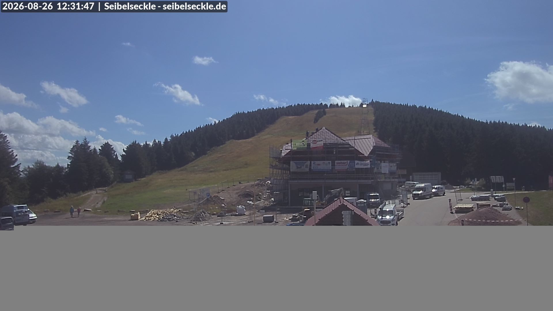 Archiv Foto Webcam Seibelseckle Blick auf die Piste