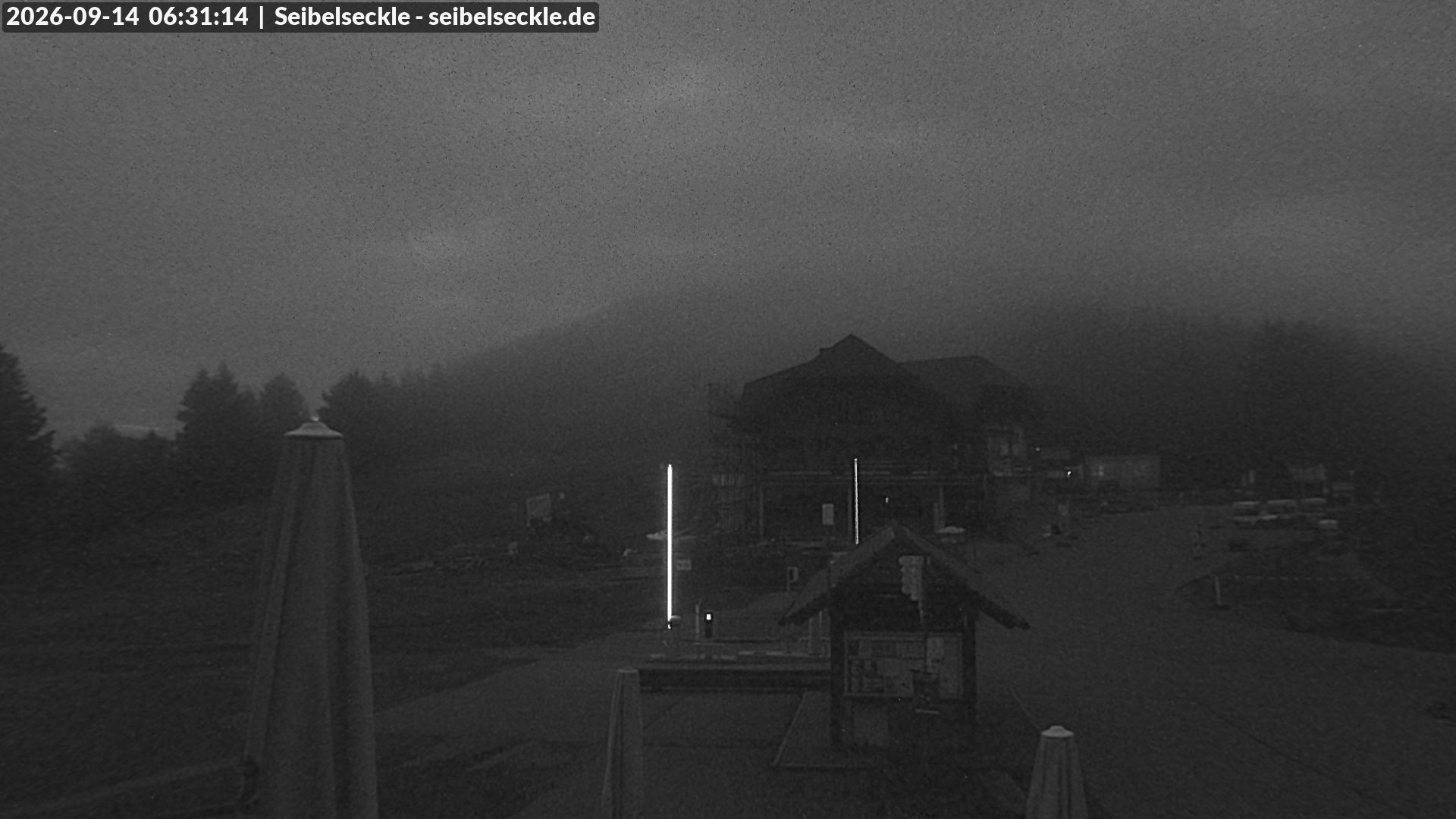 Archiv Foto Webcam Seibelseckle Blick auf die Piste