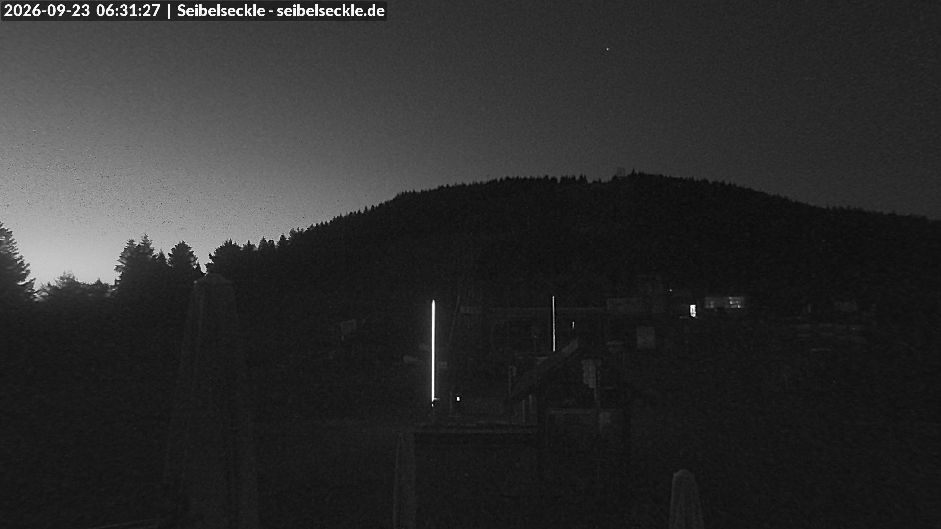 Archiv Foto Webcam Seibelseckle Blick auf die Piste