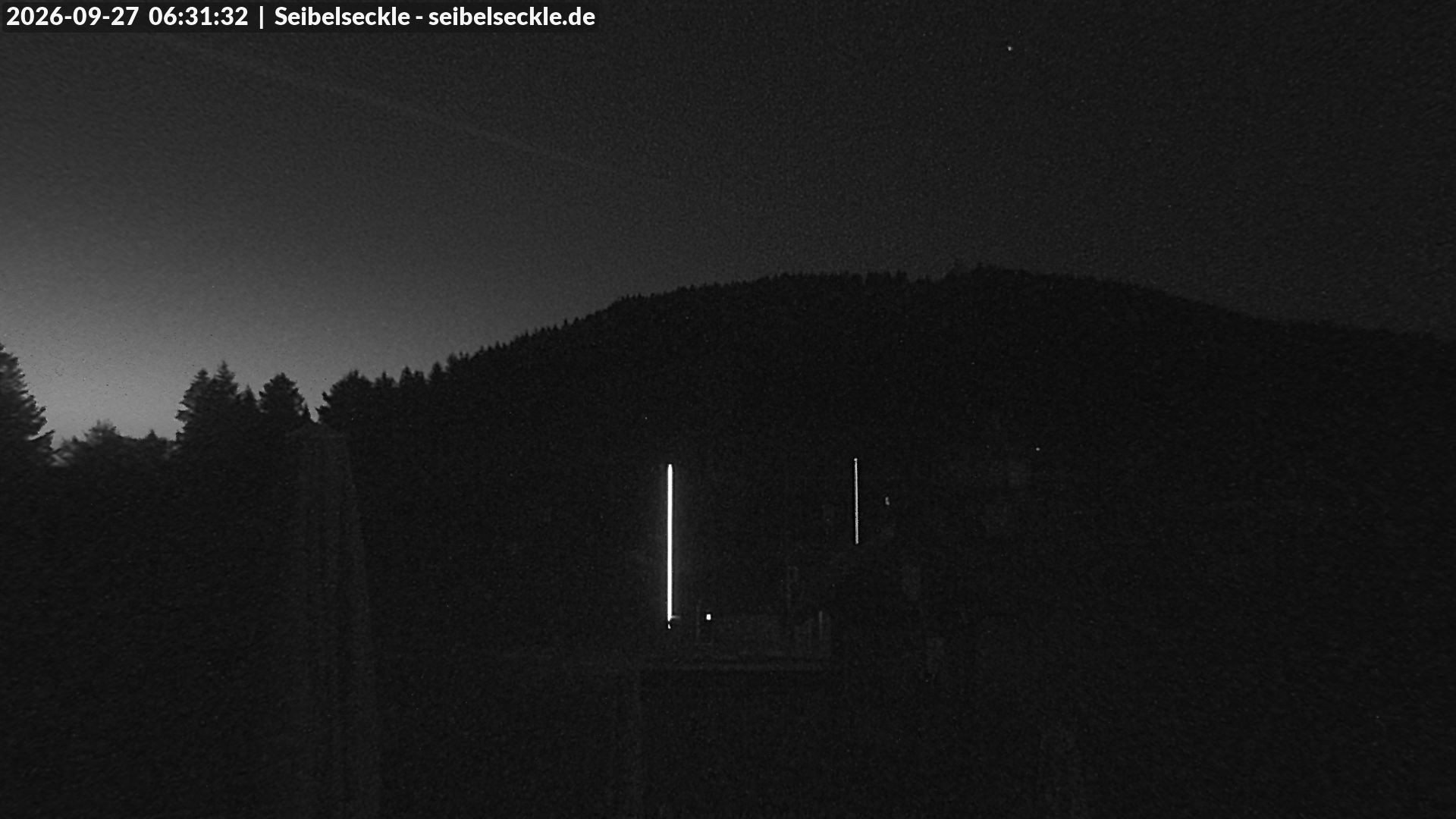 Archiv Foto Webcam Seibelseckle Blick auf die Piste