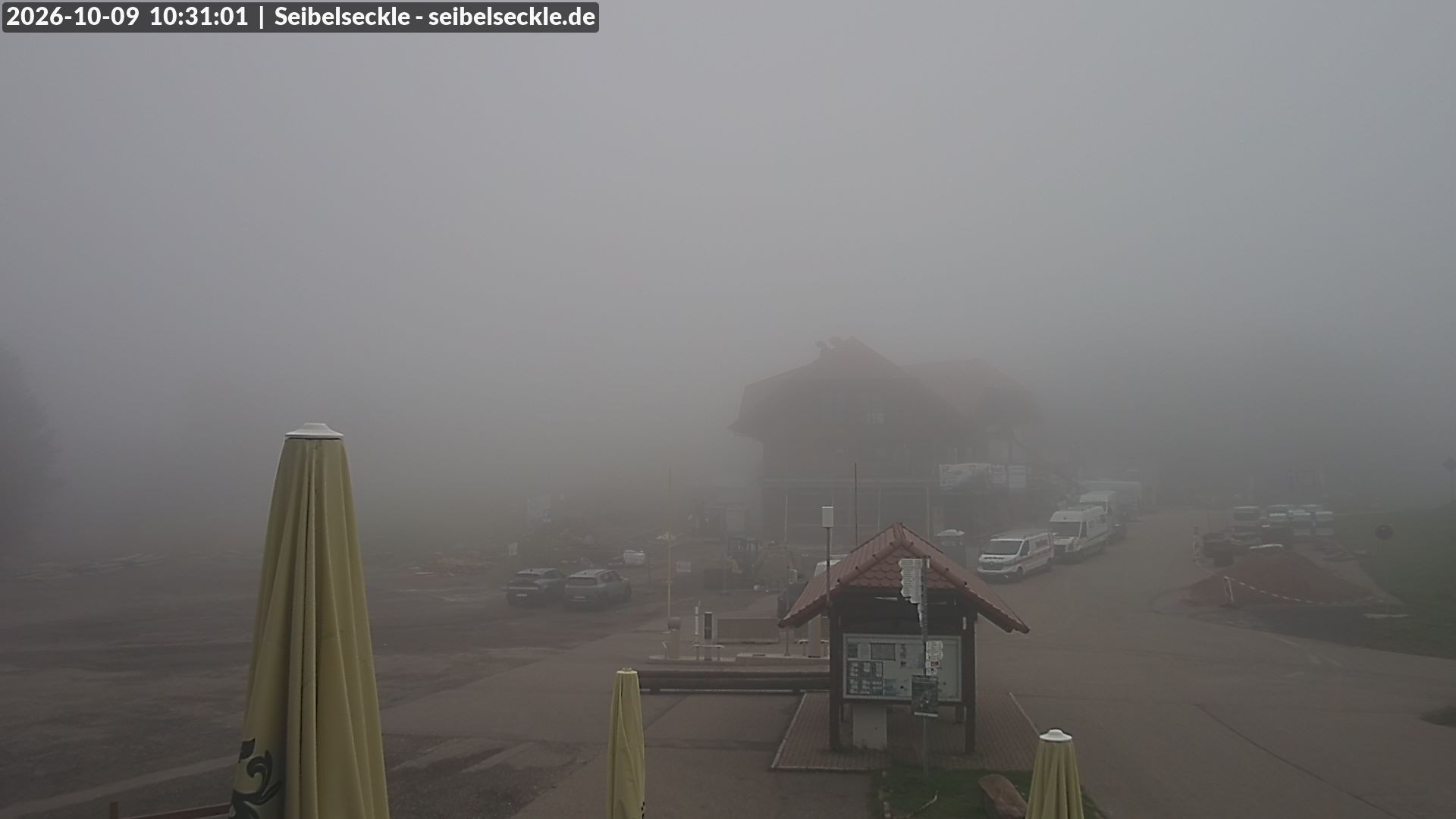 Archiv Foto Webcam Seibelseckle Blick auf die Piste