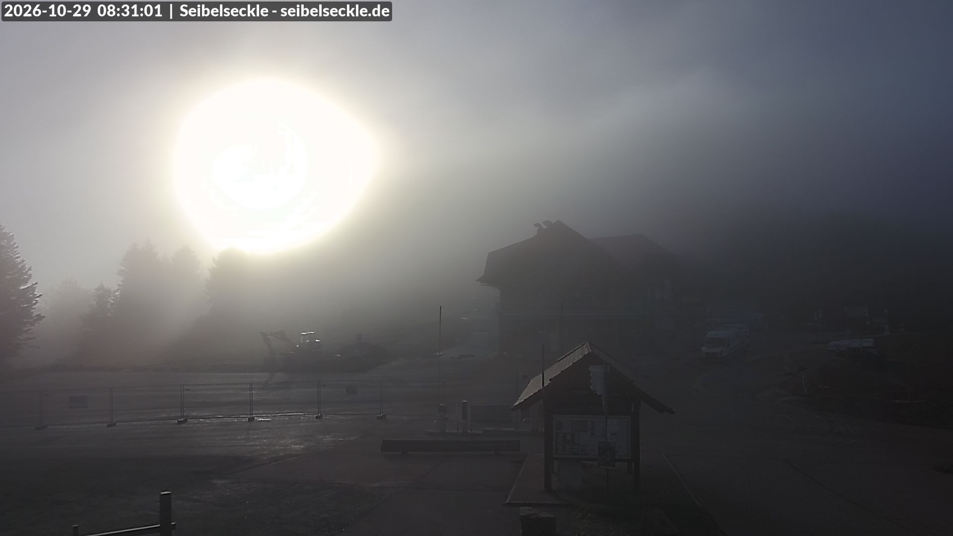 Archiv Foto Webcam Seibelseckle Blick auf die Piste