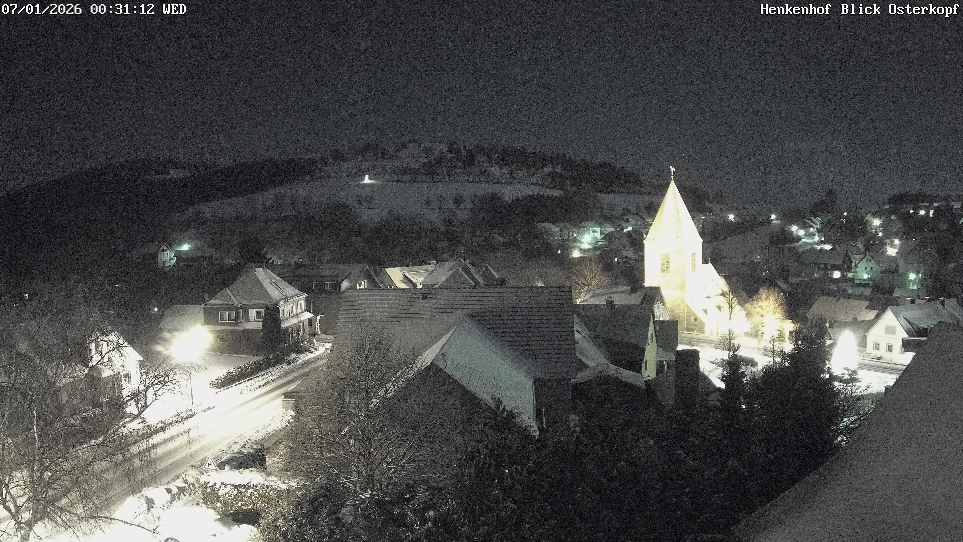 Archiv Foto Webcam Ortsmitte Usseln