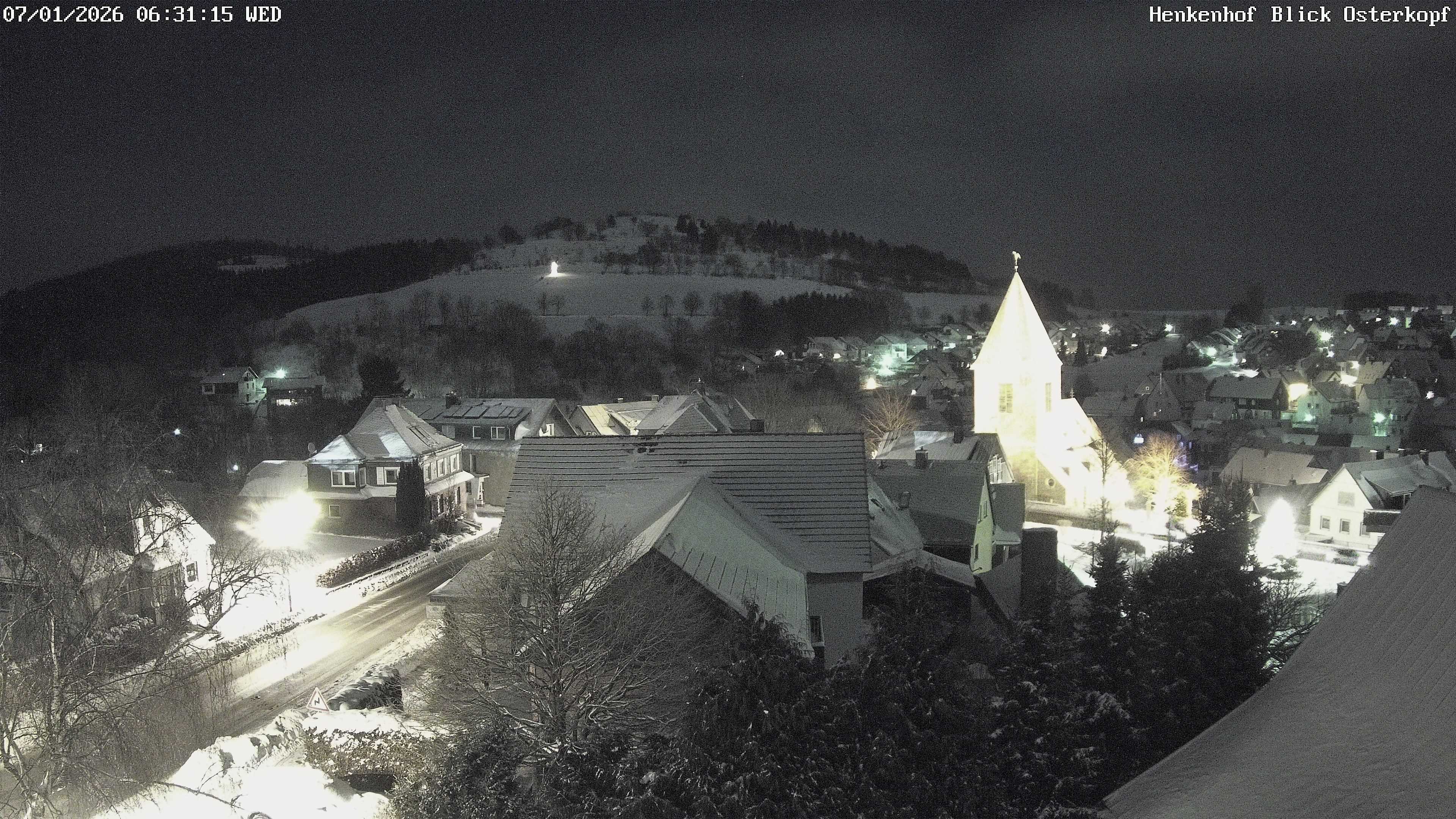 Archiv Foto Webcam Ortsmitte Usseln