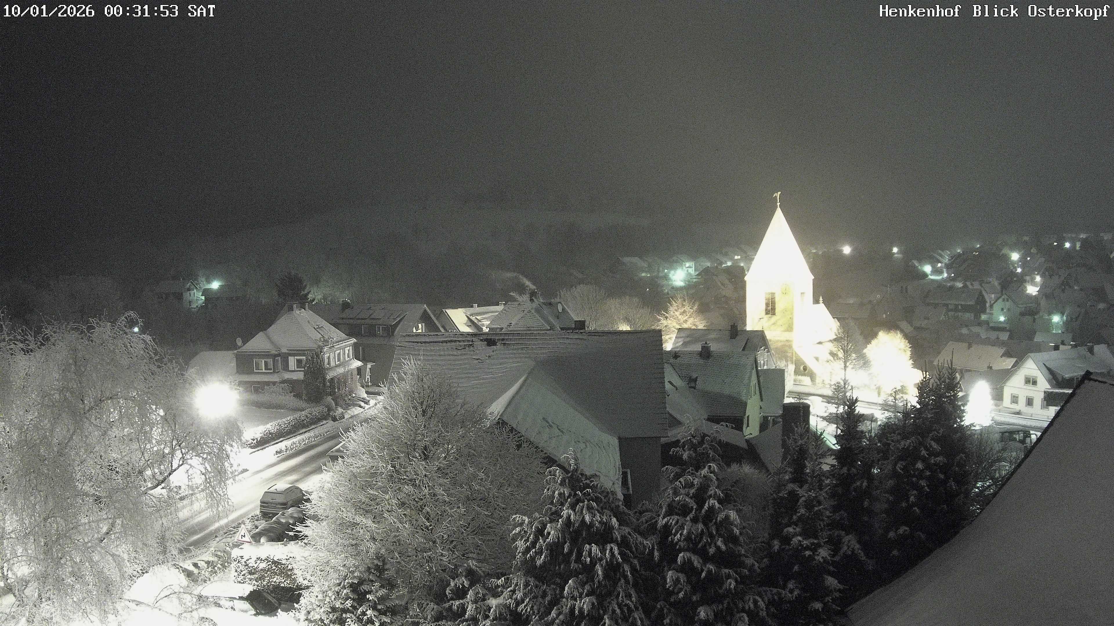 Archiv Foto Webcam Ortsmitte Usseln