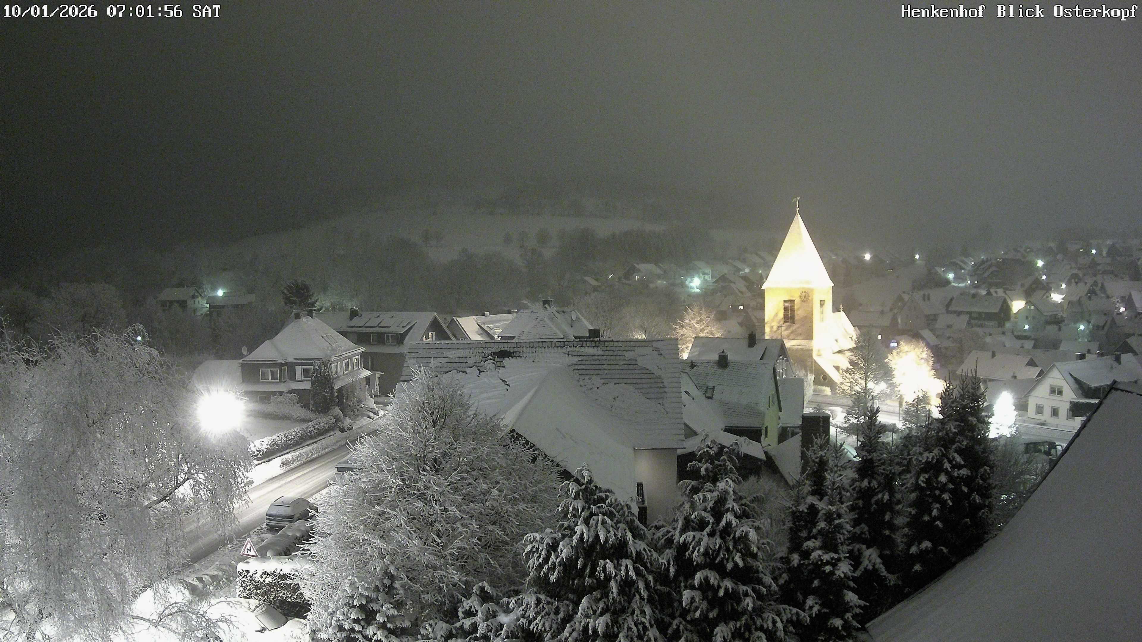 Archiv Foto Webcam Ortsmitte Usseln