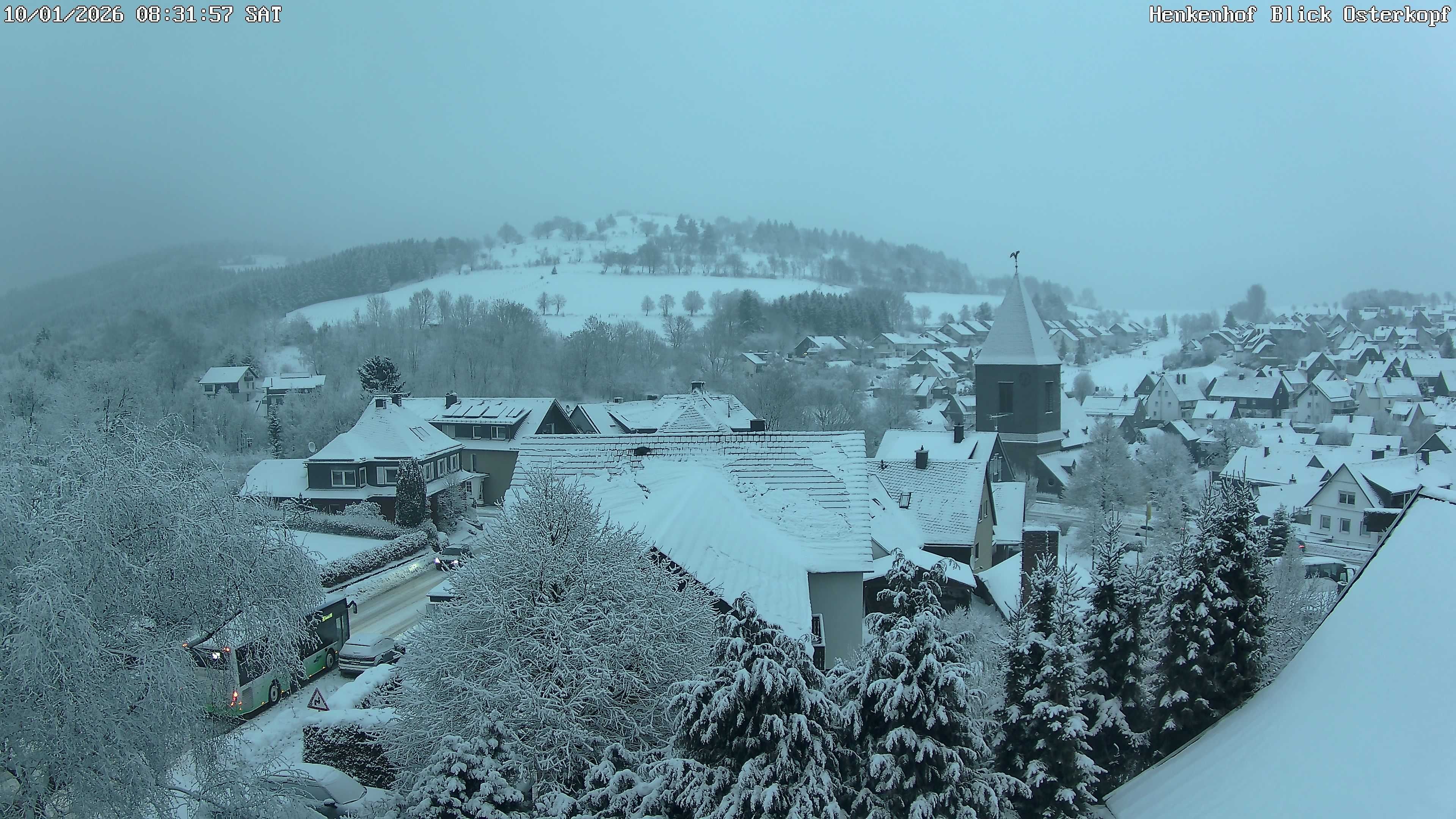 Archiv Foto Webcam Ortsmitte Usseln