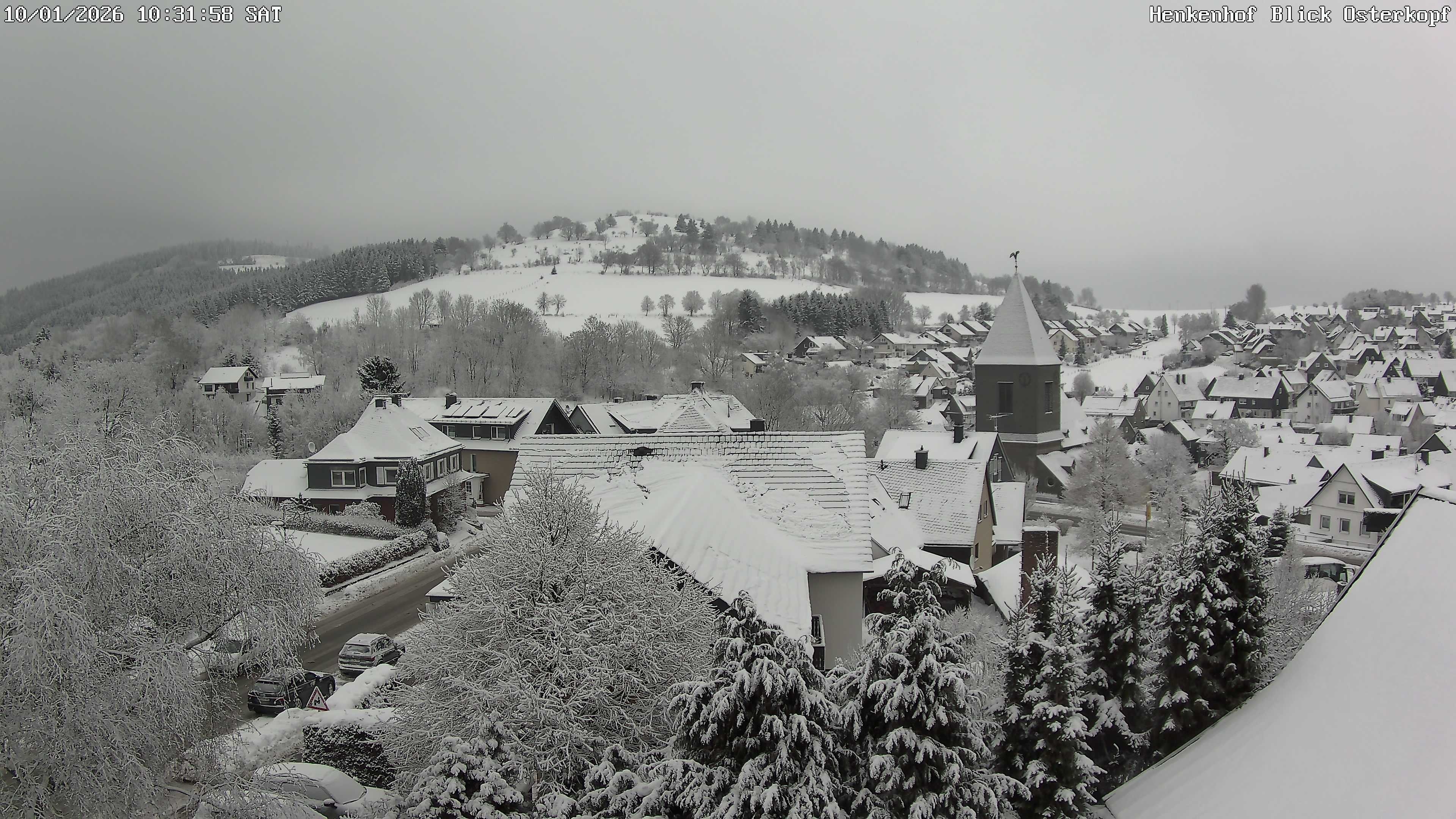 Archiv Foto Webcam Ortsmitte Usseln