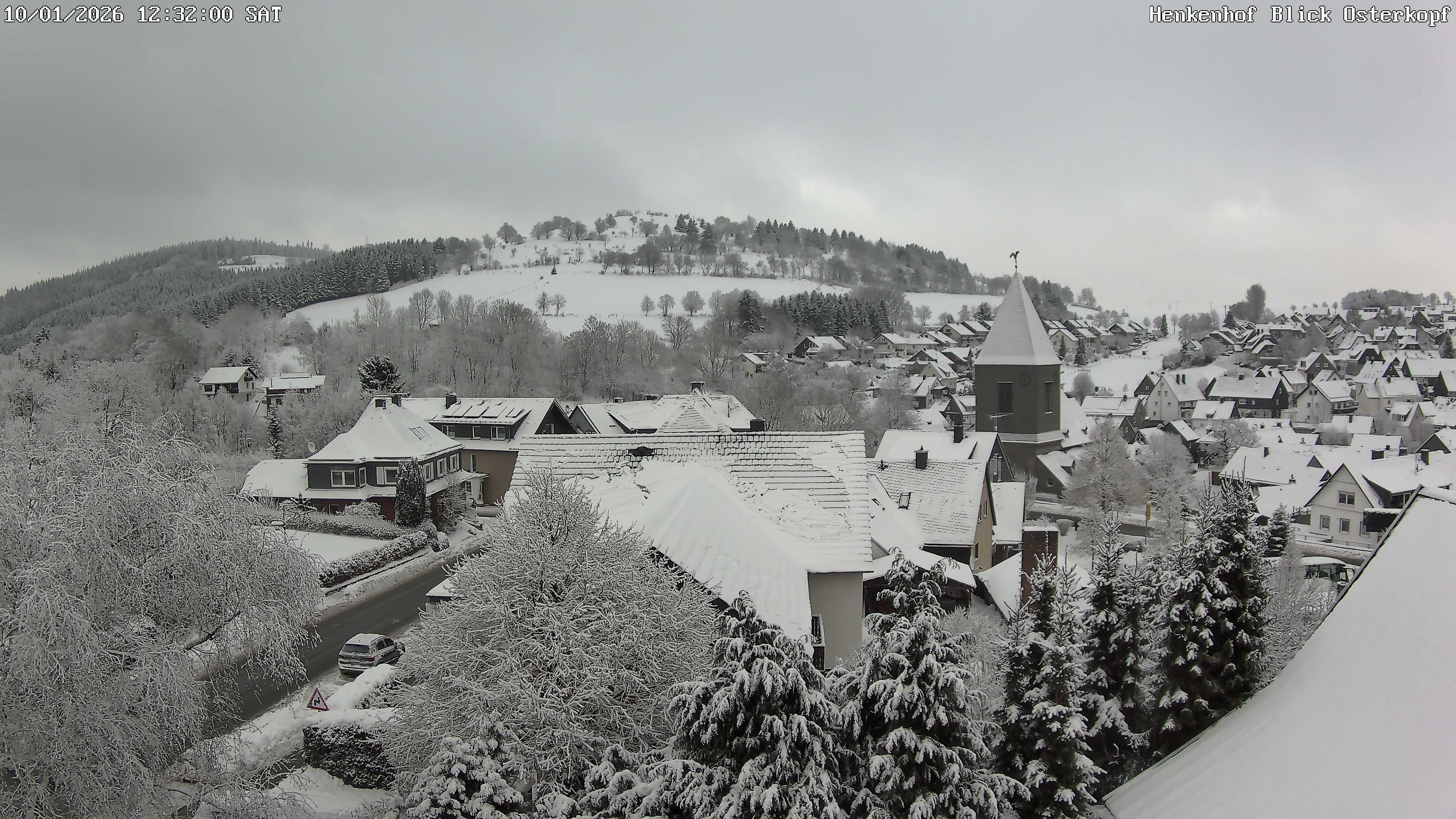 Archiv Foto Webcam Ortsmitte Usseln